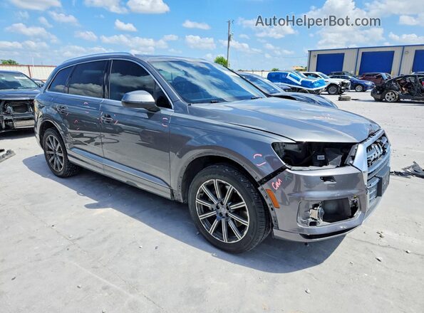 WA1LAAF76HD058729 2017 AUDI Q7 Gray Առջևի աջ