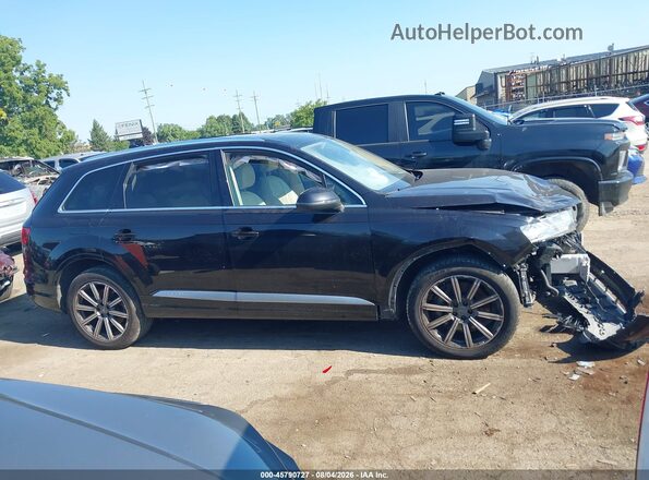 WA1LAAF76JD028667 2018 AUDI Q7 Black ხელსაწყოთა პანელის ხედი