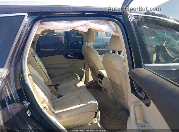 WA1LAAF76JD028667 2018 AUDI Q7 Black VIN კოდის სტიკერის ხედი