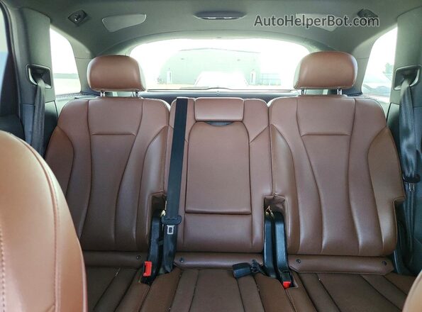 WA1LAAF76KD047673 2019 AUDI Q7 Black Հետևի նստատեղերի տեսք