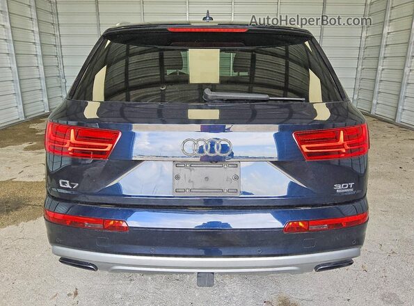 WA1LAAF77HD001813 2017 AUDI Q7 Черный Вид сзади