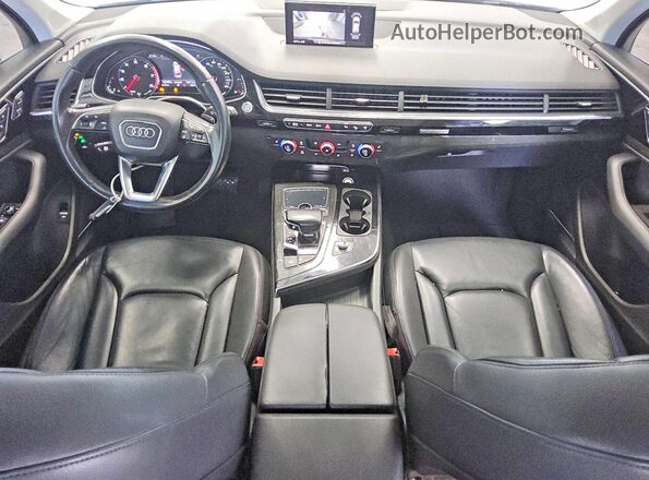 WA1LAAF77HD001813 2017 AUDI Q7 Черный Вид панели приборов