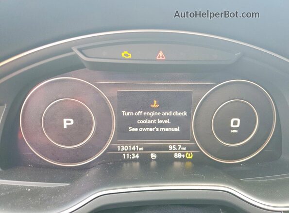 WA1LAAF77JD041055 2018 AUDI Q7 Gray Widok zestawu wskaźników