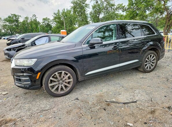 WA1LAAF77KD009921 2019 AUDI Q7 Black უკანა მარცხენა