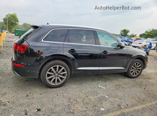 WA1LAAF77KD009921 2019 AUDI Q7 Black წინა სალონის ხედი