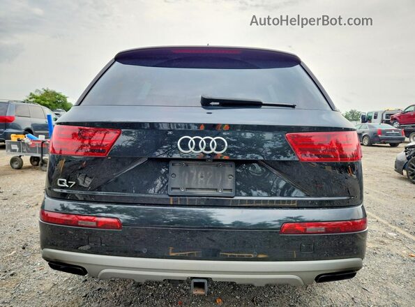 WA1LAAF77KD009921 2019 AUDI Q7 Black ძრავის განყოფილების ხედი