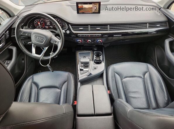 WA1LAAF77KD009921 2019 AUDI Q7 Black სალონის 360-გრადუსიანი ხედი