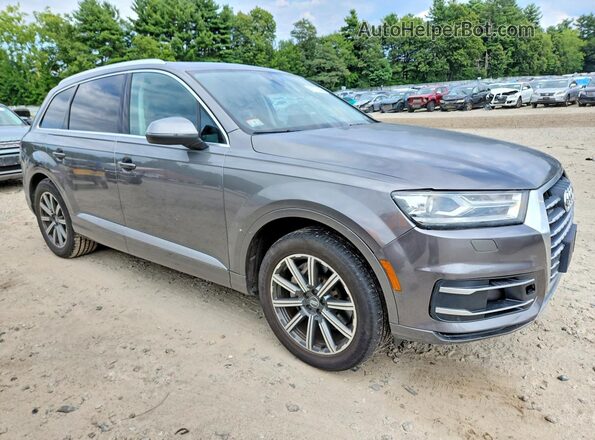 WA1LAAF78HD000086 2017 AUDI Q7 Gray Instrument cluster view