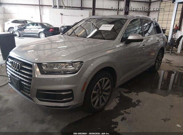 WA1LAAF78HD001741 2017 AUDI Q7 Silver Передня ліва чверть
