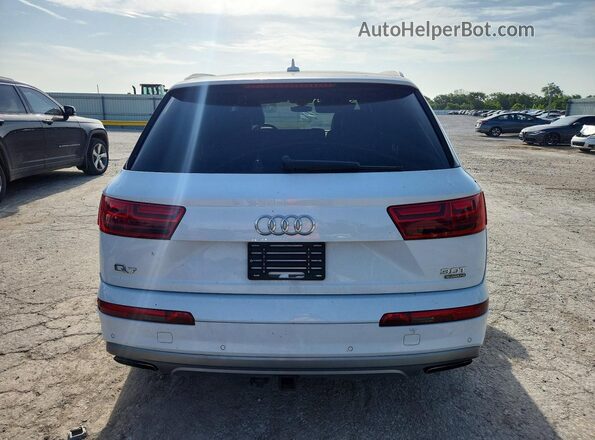WA1LAAF78HD003487 2017 AUDI Q7 White Հետևի տեսք
