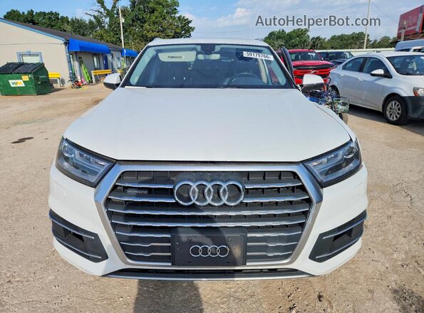 WA1LAAF78HD003487 2017 AUDI Q7 White Դիմացի տեսք
