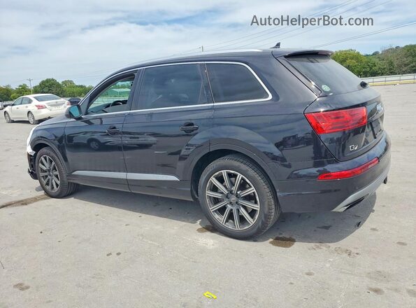 WA1LAAF78HD004607 2017 AUDI Q7 Black უკანა მარცხენა