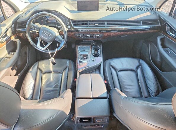 WA1LAAF78HD033458 2017 AUDI Q7 Silver Dashboard view