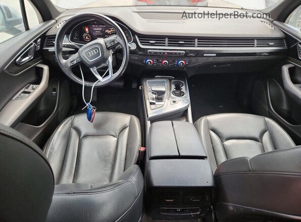 WA1LAAF78HD037199 2017 AUDI Q7 Silver წინა პანელის ხედი