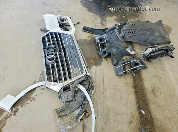 WA1LAAF78KD000161 2019 AUDI Q7 White Widok naklejki z numerem VIN