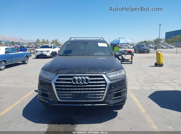 WA1LAAF79HD008472 2017 AUDI Q7 Black Սալոնի հետևի տեսք