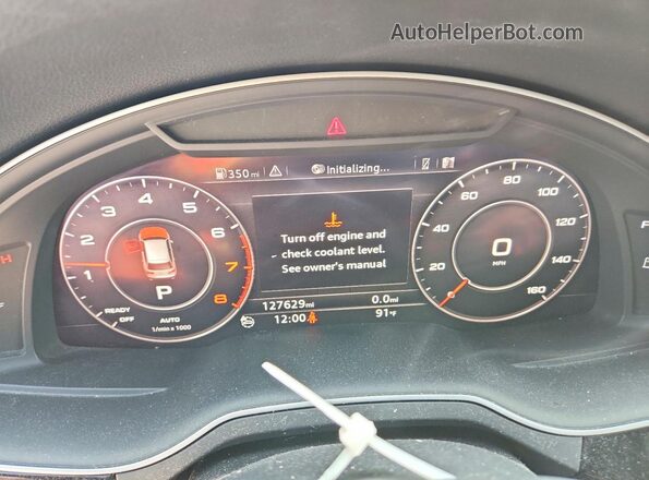 WA1LAAF79HD012179 2017 AUDI Q7 Серый Вид щитка приборов