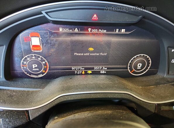 WA1LAAF79HD014949 2017 AUDI Q7 White Vista del cuadro de instrumentos