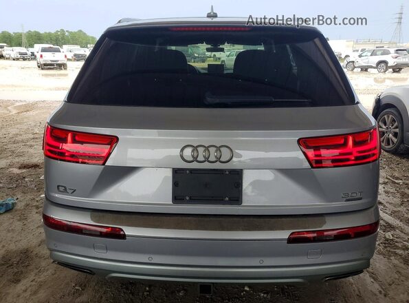 WA1LAAF7XHD004155 2017 AUDI Q7 Silver Հետևի տեսք