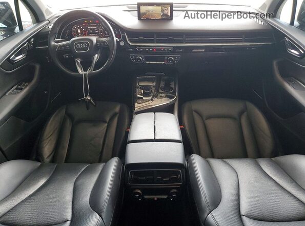 WA1LAAF7XHD004155 2017 AUDI Q7 Silver Առջևի վահանակի տեսք