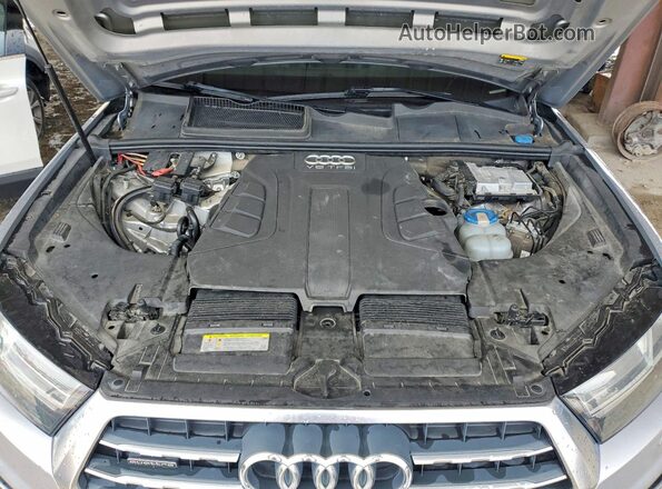WA1LAAF7XHD004155 2017 AUDI Q7 Серебряный Вид подкапотного пространства