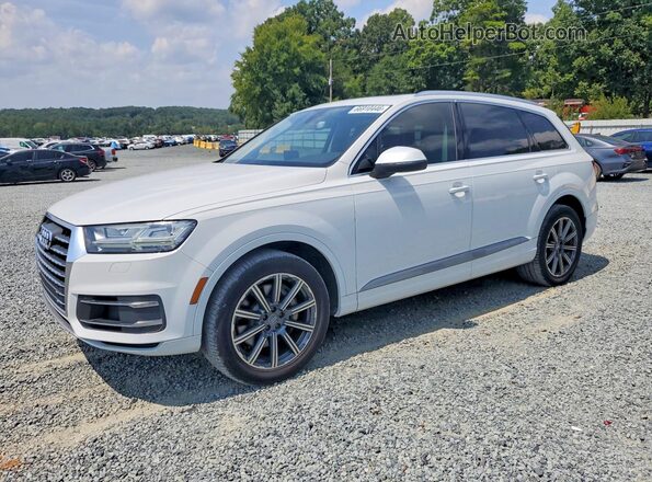 WA1LAAF7XHD005001 2017 AUDI Q7 White Rear left
