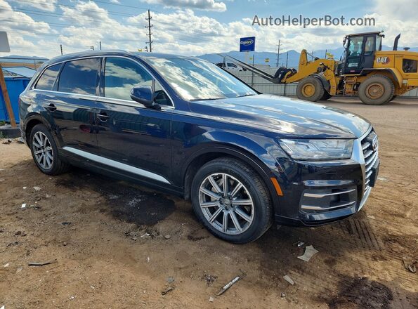 WA1LAAF7XHD056014 2017 AUDI Q7 Blue Front right