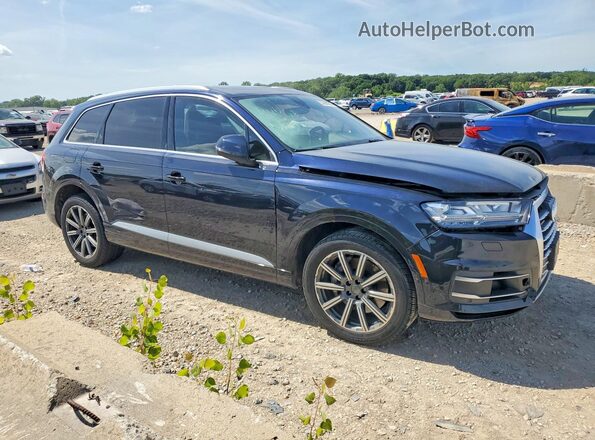 WA1LAAF7XJD005621 2018 AUDI Q7 Blue Front right