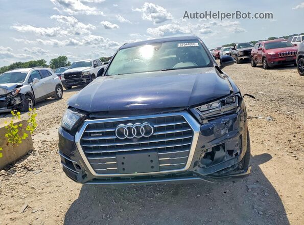 WA1LAAF7XJD005621 2018 AUDI Q7 Blue Front view