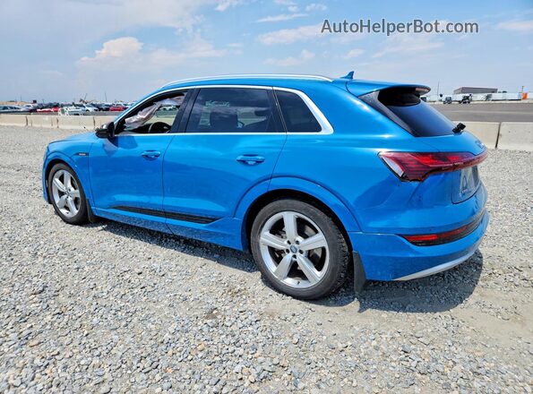 WA1LAAGE0KB002883 2019 AUDI E-TRON Blue Задня ліва чверть