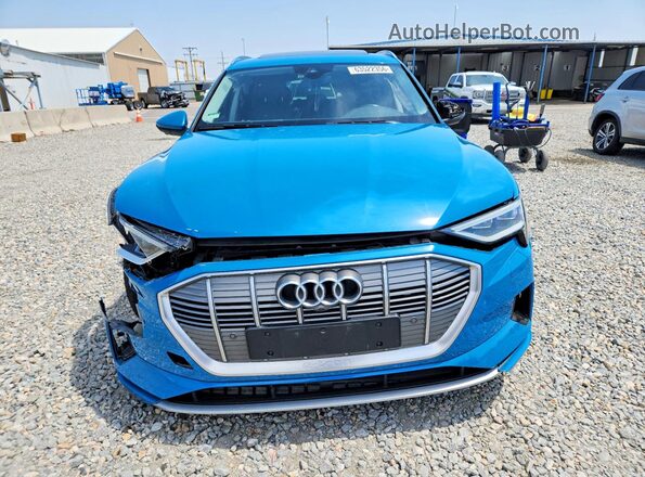 WA1LAAGE0KB002883 2019 AUDI E-TRON Blue Вид спереду