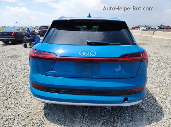 WA1LAAGE0KB002883 2019 AUDI E-TRON Blue Вид ззаду