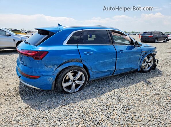 WA1LAAGE0KB002883 2019 AUDI E-TRON Blue Задня права чверть