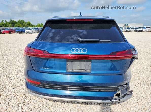 WA1LAAGE1KB021698 2019 AUDI E-TRON Teal უკანა ხედი