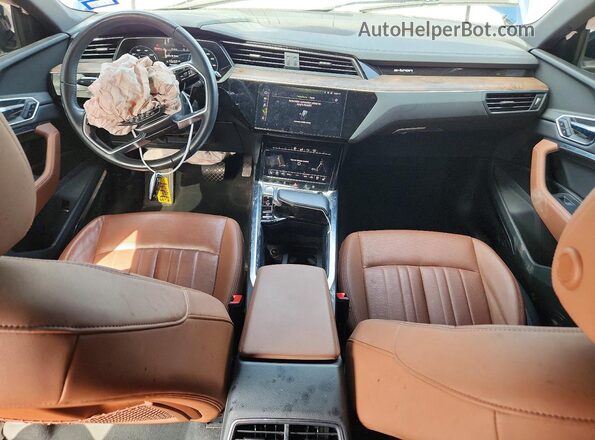 WA1LAAGE1KB021698 2019 AUDI E-TRON Teal წინა პანელის ხედი