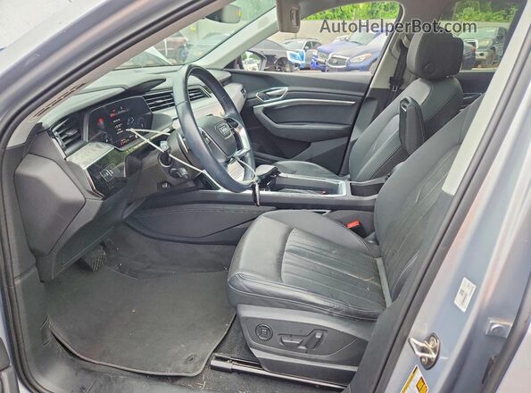 WA1LAAGE6MB038404 2021 AUDI E-TRON Silver Вид салону спереду