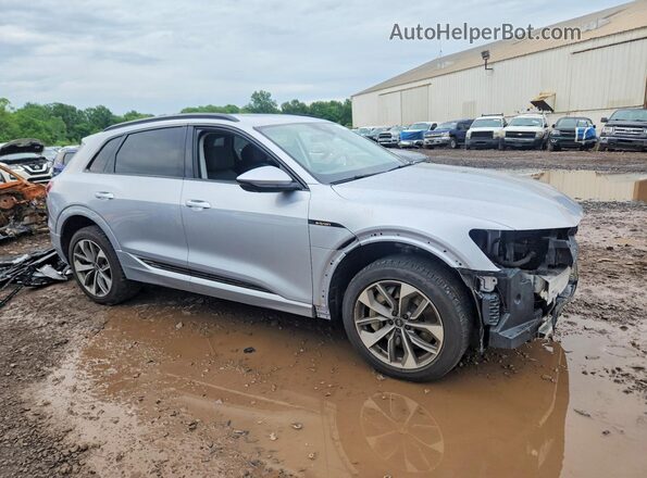 WA1LAAGE6MB038404 2021 AUDI E-TRON Silver Передня права чверть