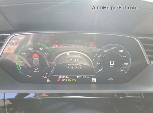 WA1LAAGE7KB024783 2019 AUDI E-TRON Серый Вид щитка приборов