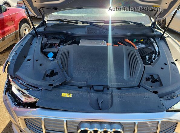 WA1LAAGE7NB014307 2022 AUDI E-TRON Silver Սալոնի հետևի տեսք