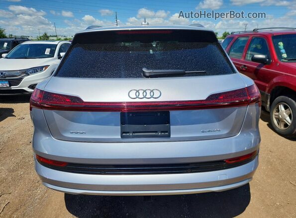 WA1LAAGE7NB014307 2022 AUDI E-TRON Silver Հետևի տեսք