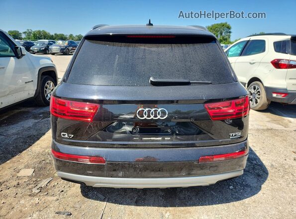 WA1LABF7XHD045522 2017 AUDI Q7 Black Front interior view