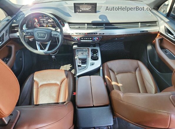 WA1LABF7XHD045522 2017 AUDI Q7 Black Instrument cluster view