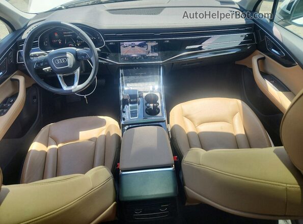 WA1LCBF70PD026017 2023 AUDI Q7 White Առջևի վահանակի տեսք