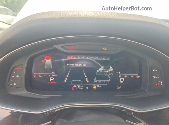 WA1LCBF70PD026017 2023 AUDI Q7 White Սարքավորումների վահանակի տեսք