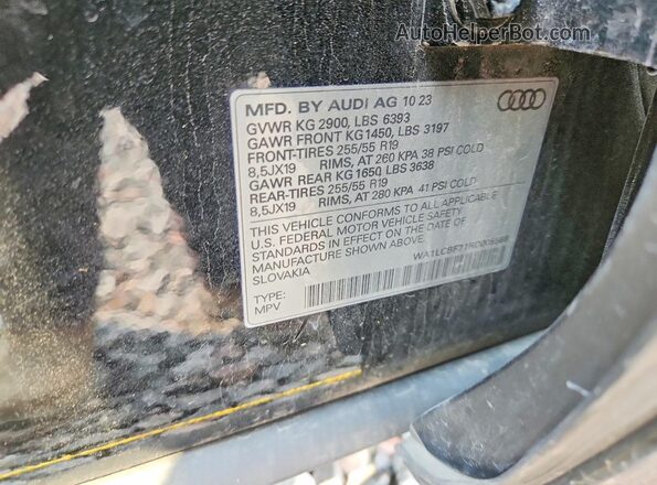 WA1LCBF71RD005566 2024 AUDI Q7 Черный Вид наклейки с VIN-кодом