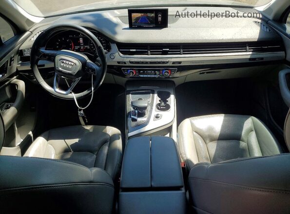 WA1LHAF70HD046474 2017 AUDI Q7 Gray წინა პანელის ხედი