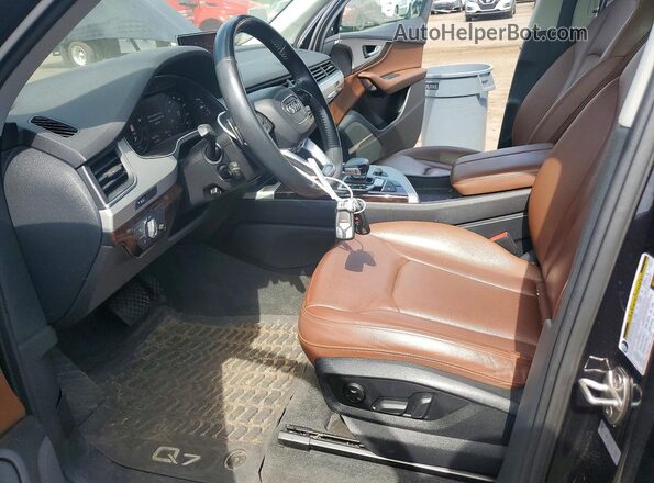 WA1LHAF71KD018142 2019 AUDI Q7 Черный Вид салона спереди