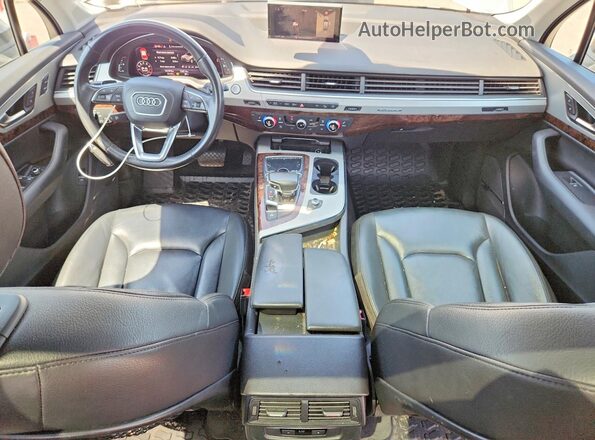 WA1LHAF71KD022904 2019 AUDI Q7 Silver Առջևի վահանակի տեսք