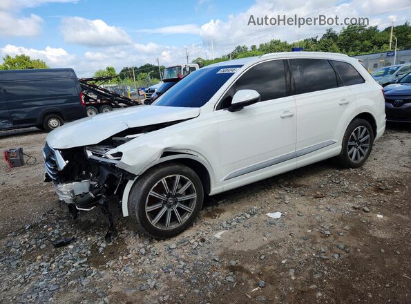 WA1LHAF72JD000585 2018 AUDI Q7 White უკანა მარცხენა