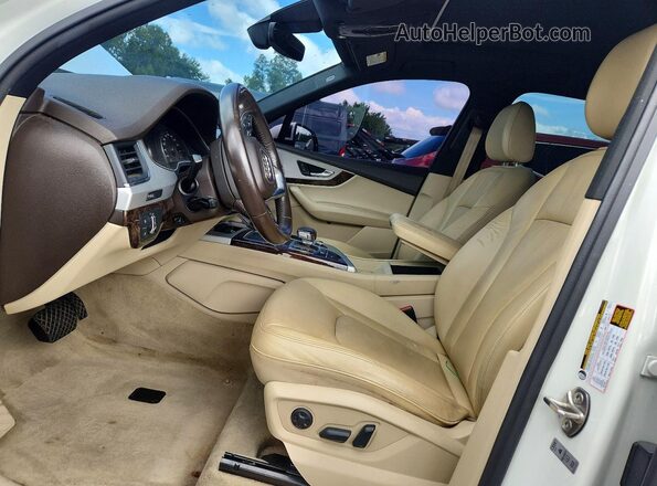 WA1LHAF72JD000585 2018 AUDI Q7 White წინა პანელის ხედი